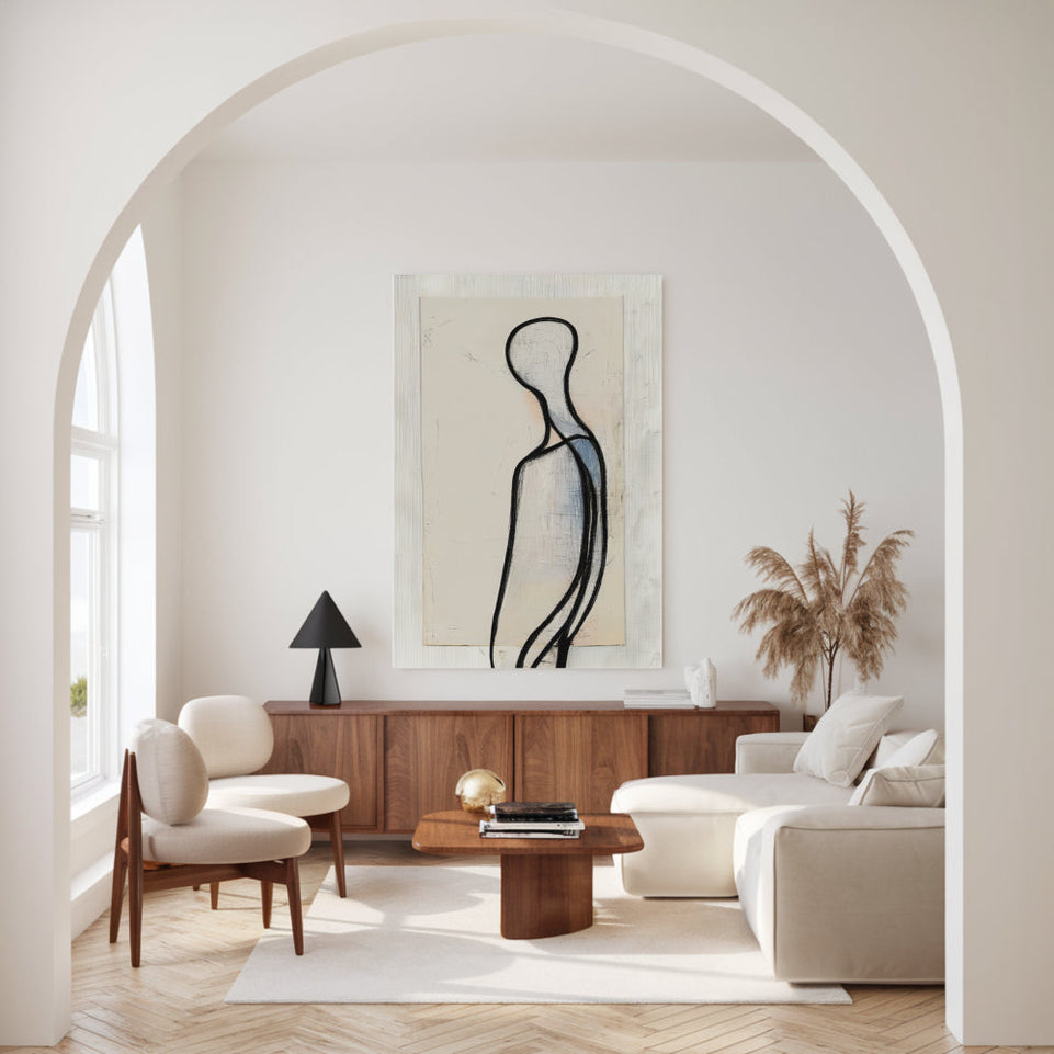 Silhouette of Solitude I  Canvas Art for Home Decor June Wall Art
