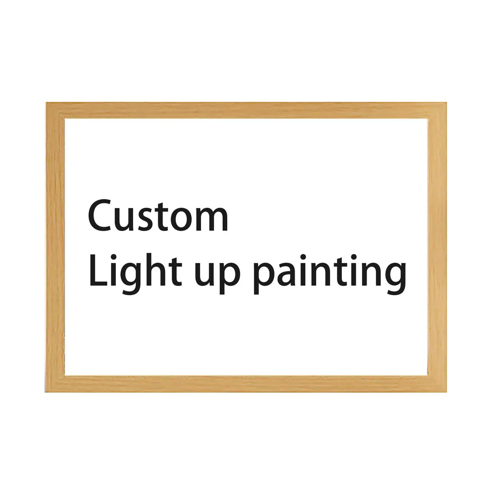 Custom your light up painting June Wall Art