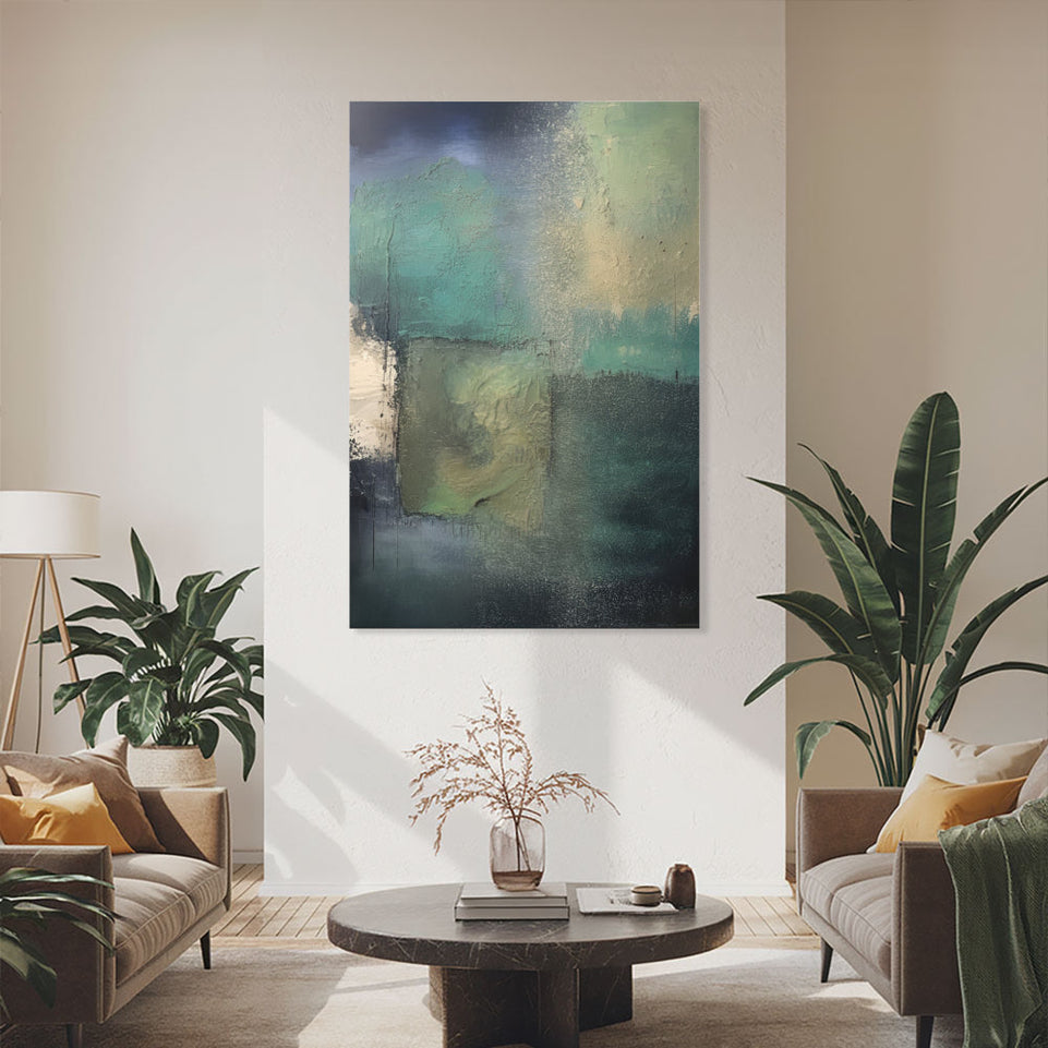 Abstract Serenity I Vibrant Modern Art June Wall Art