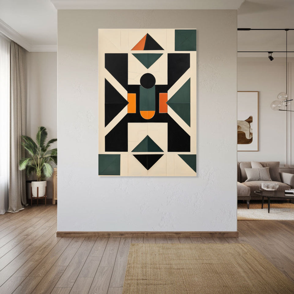 Modern Geometric Abstract Art  Home Decor Wall Art June Wall Art