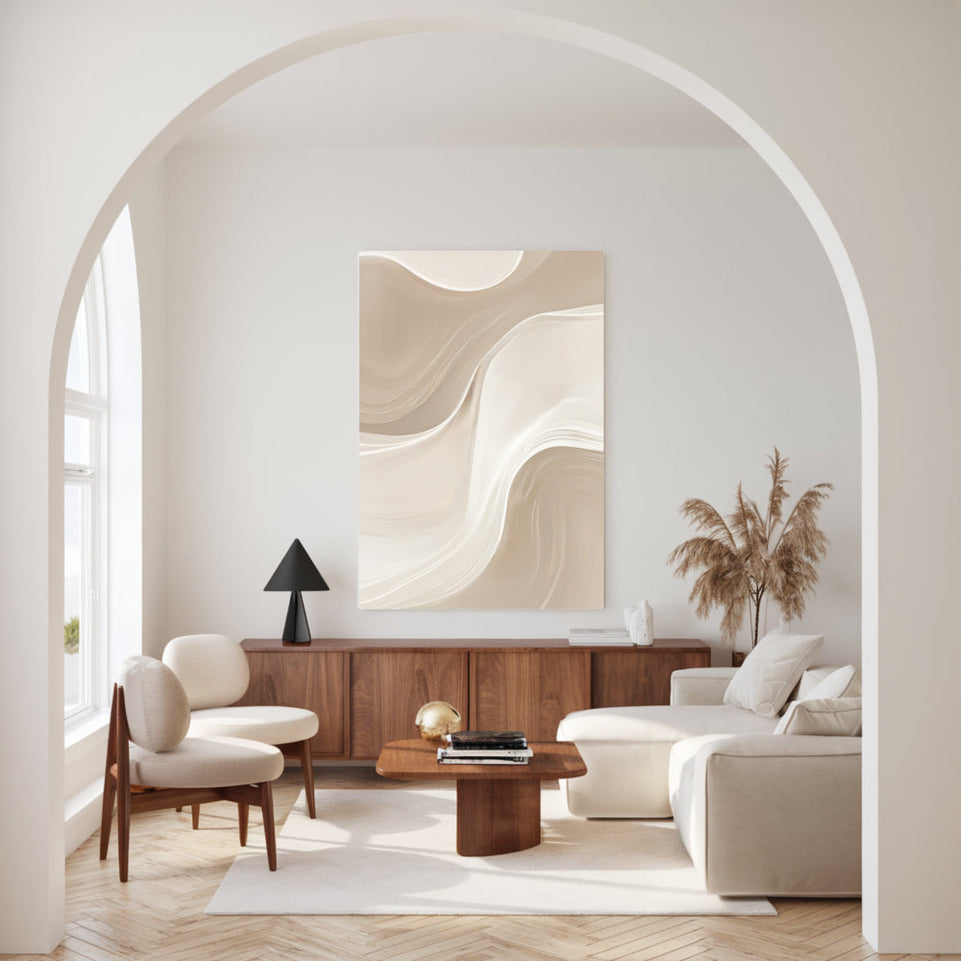 Abstract Flowing Sands Canvas Art June Wall Art