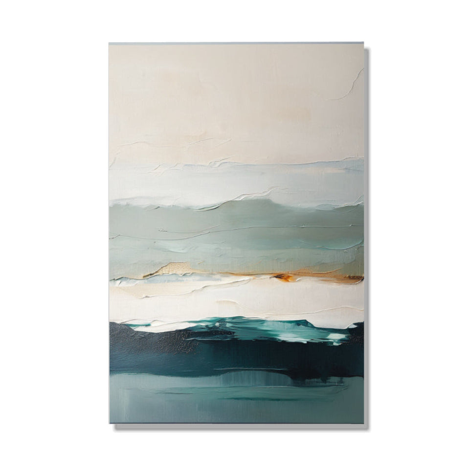 Abstract Seascape I Modern Coastal Wall Art June Wall Art