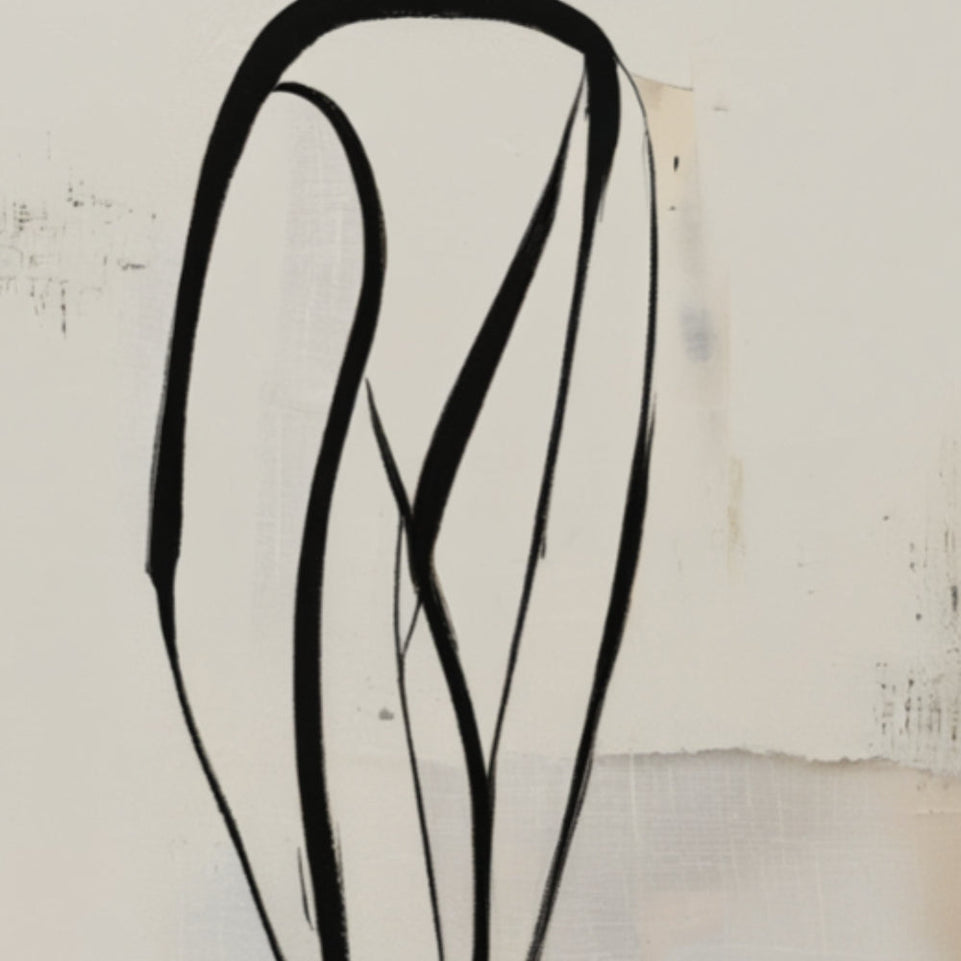 Elegant Figure I Abstract Minimalist Art June Wall Art