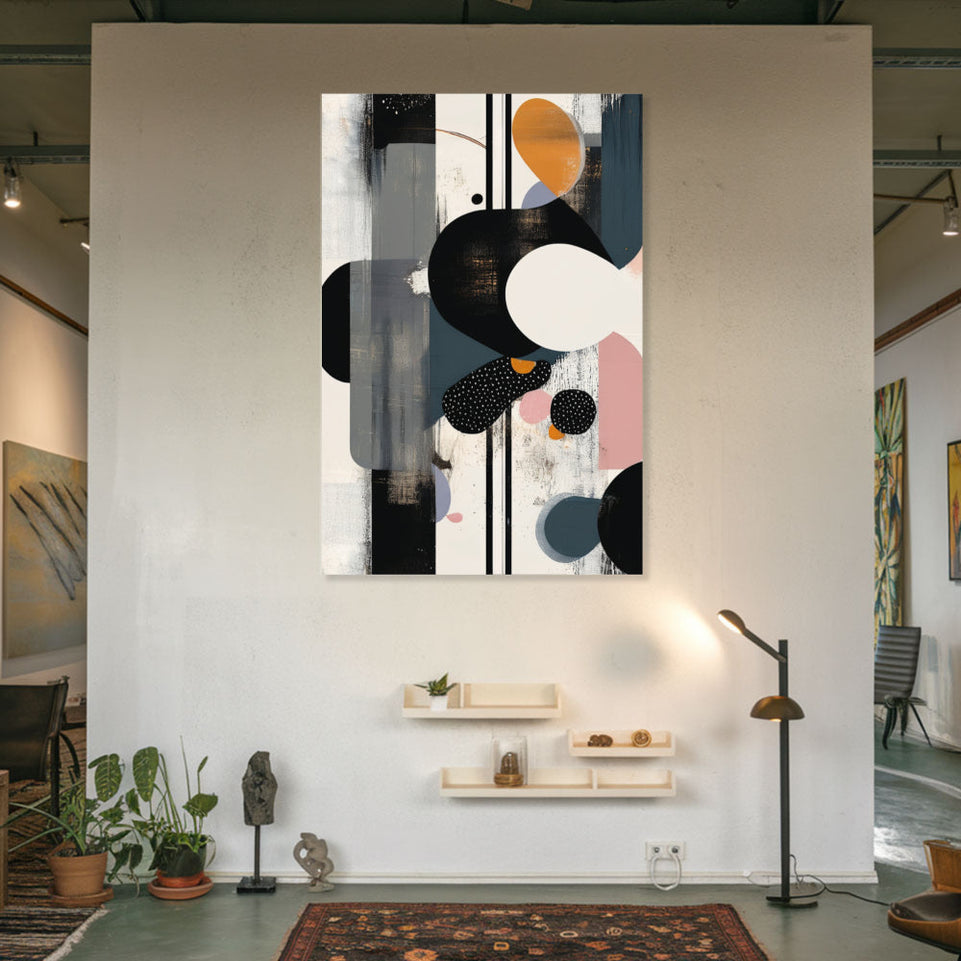 Modern Abstract Art I Canvas Wall Decor June Wall Art