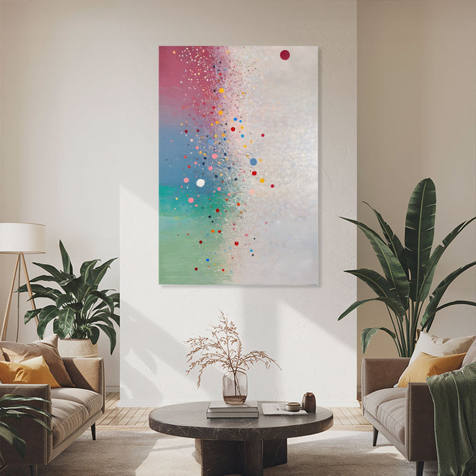 Colorful Dreamscape Abstract Art June Wall Art