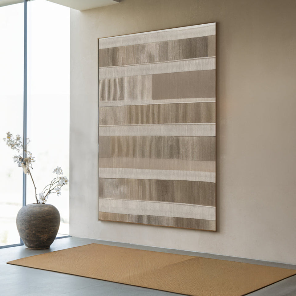 Abstract Neutral Tones Canvas Art   Inches Large Wall Decor for Living Room Bedroom Office  Ready to Hang June Wall Art