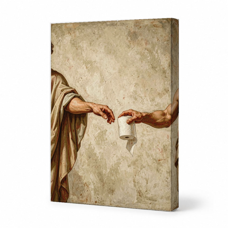 Divine Connection Canvas Art Print Art Wall Art Wooden Frame for Modern Home Decor, Living Room, Office, Unique Touch to Your Space Modern Abstract Home Decor Framed Canvas Painting Ready to Hang Artwork Living Room Bedroom Office Wall Decor