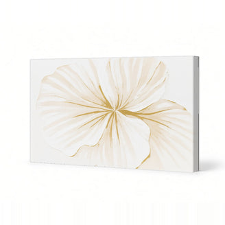Elegant Beige Floral Canvas Art Print Art Wall Art Wooden Frame for Modern Home Decor Modern Abstract Home Decor Framed Canvas Painting Ready to Hang Artwork Living Room Bedroom Office Wall Decor Gallery Quality Contemporary Interior